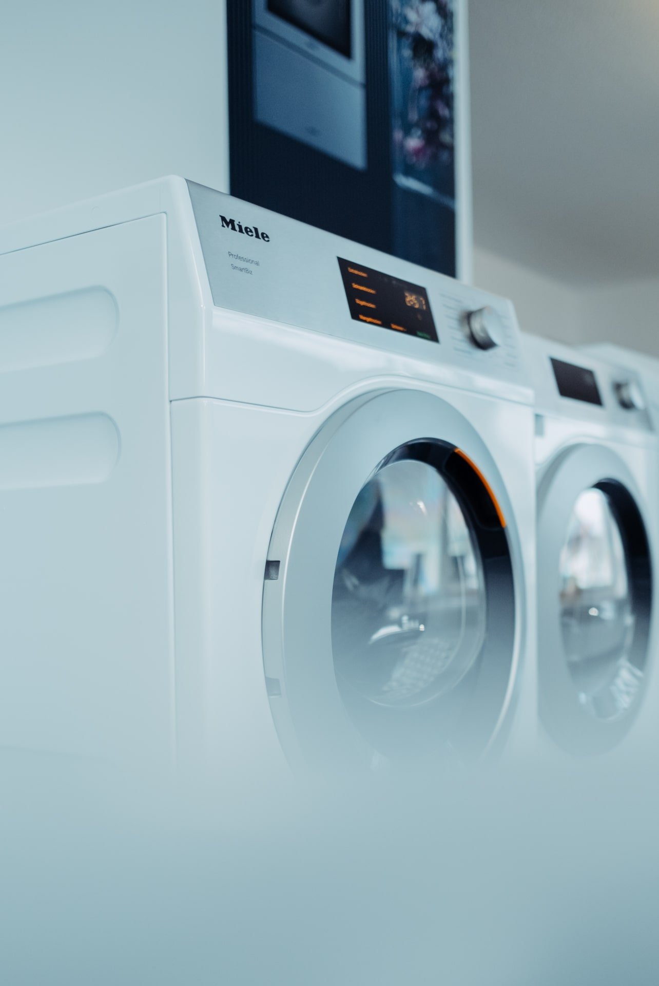 Miele Professional Waschmaschinen im Showroom