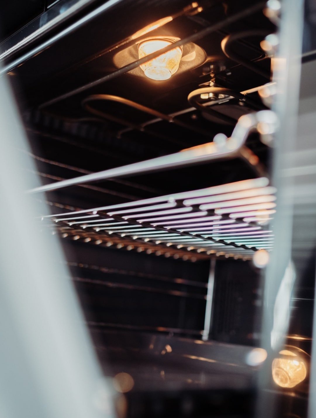 Backofen Innenraum mit Beleuchtung